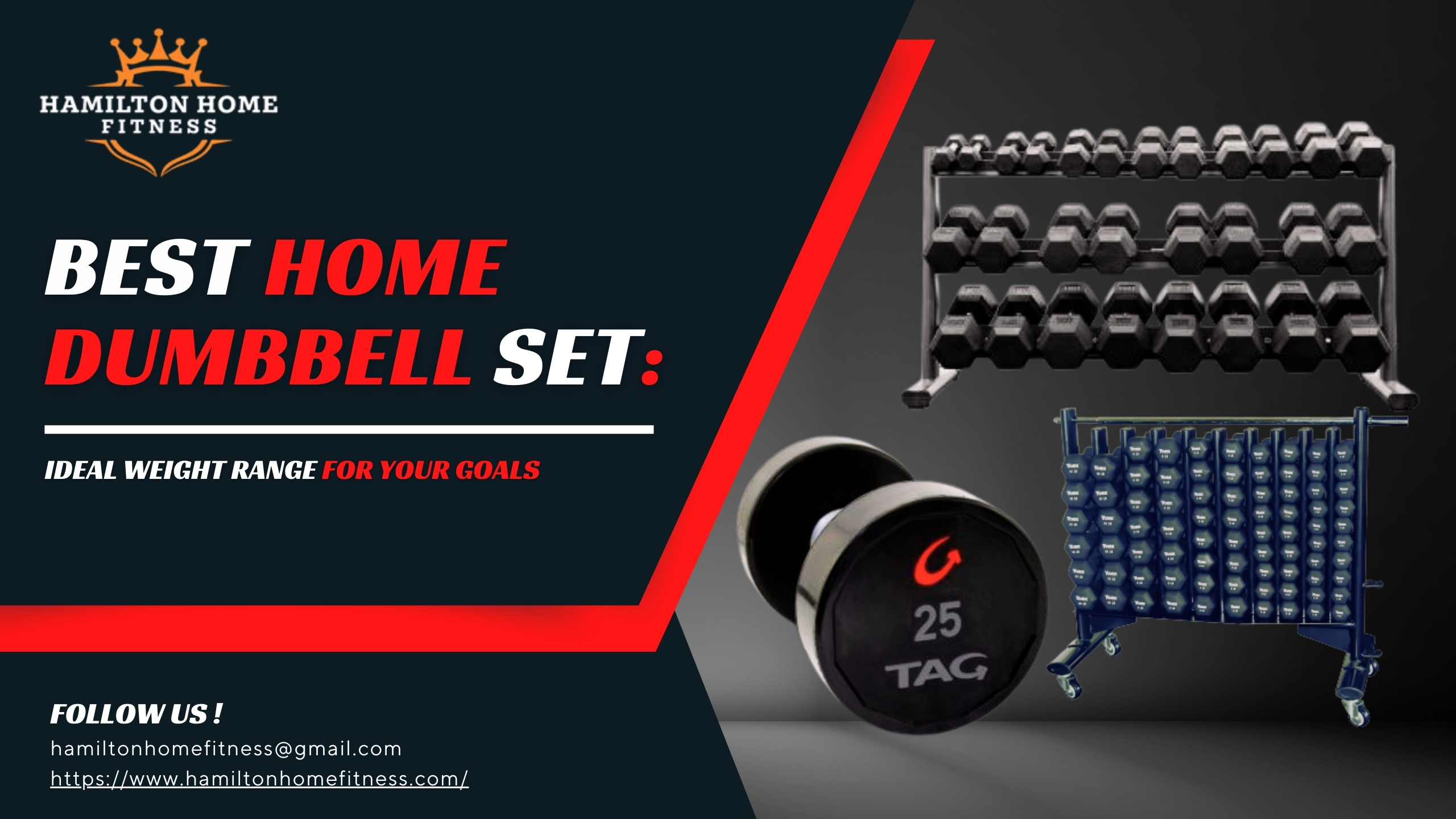 Best home dumbbell set: ideal weight range for your goals