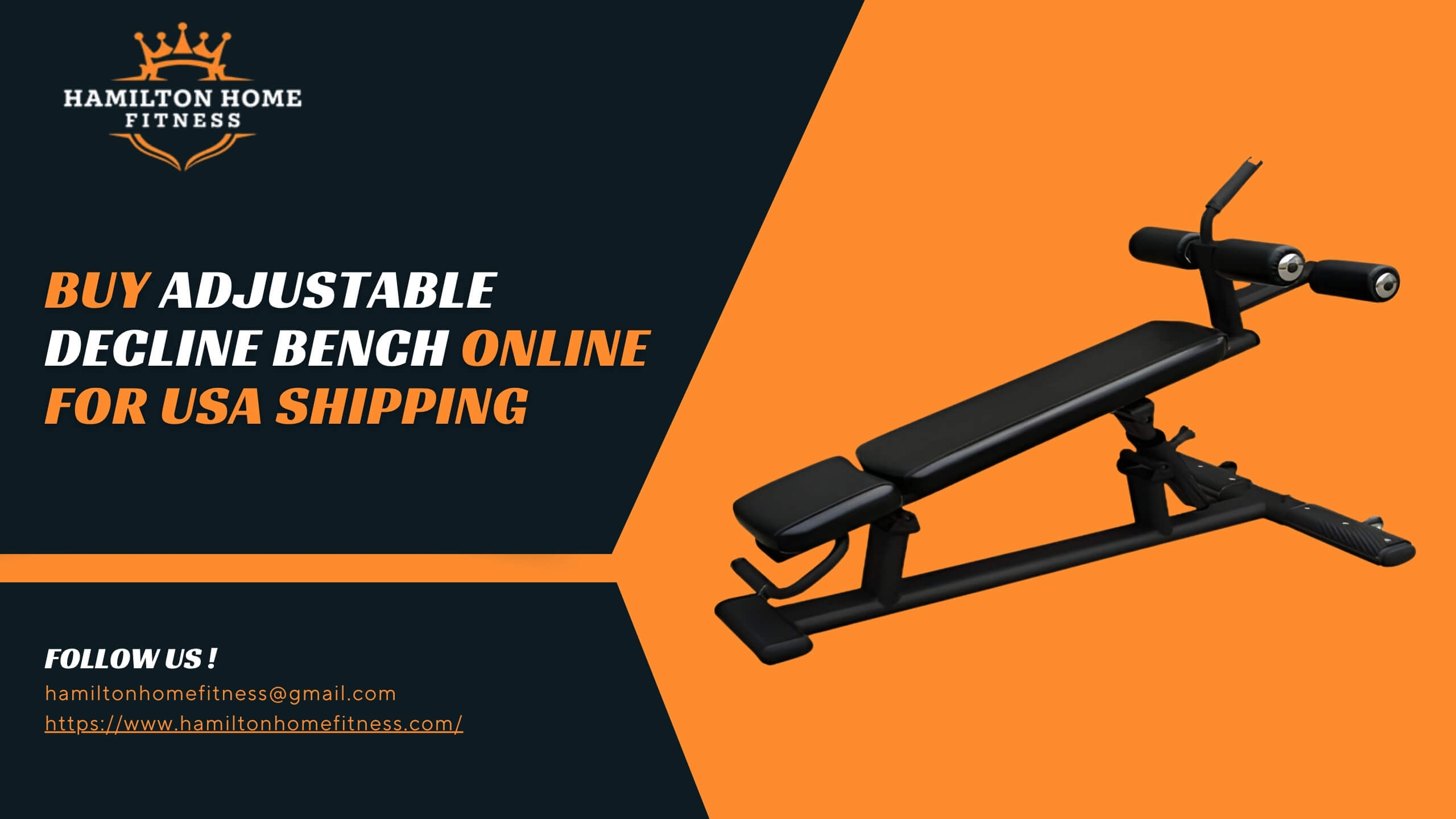 Buy Adjustable Decline Bench Online for USA Shipping