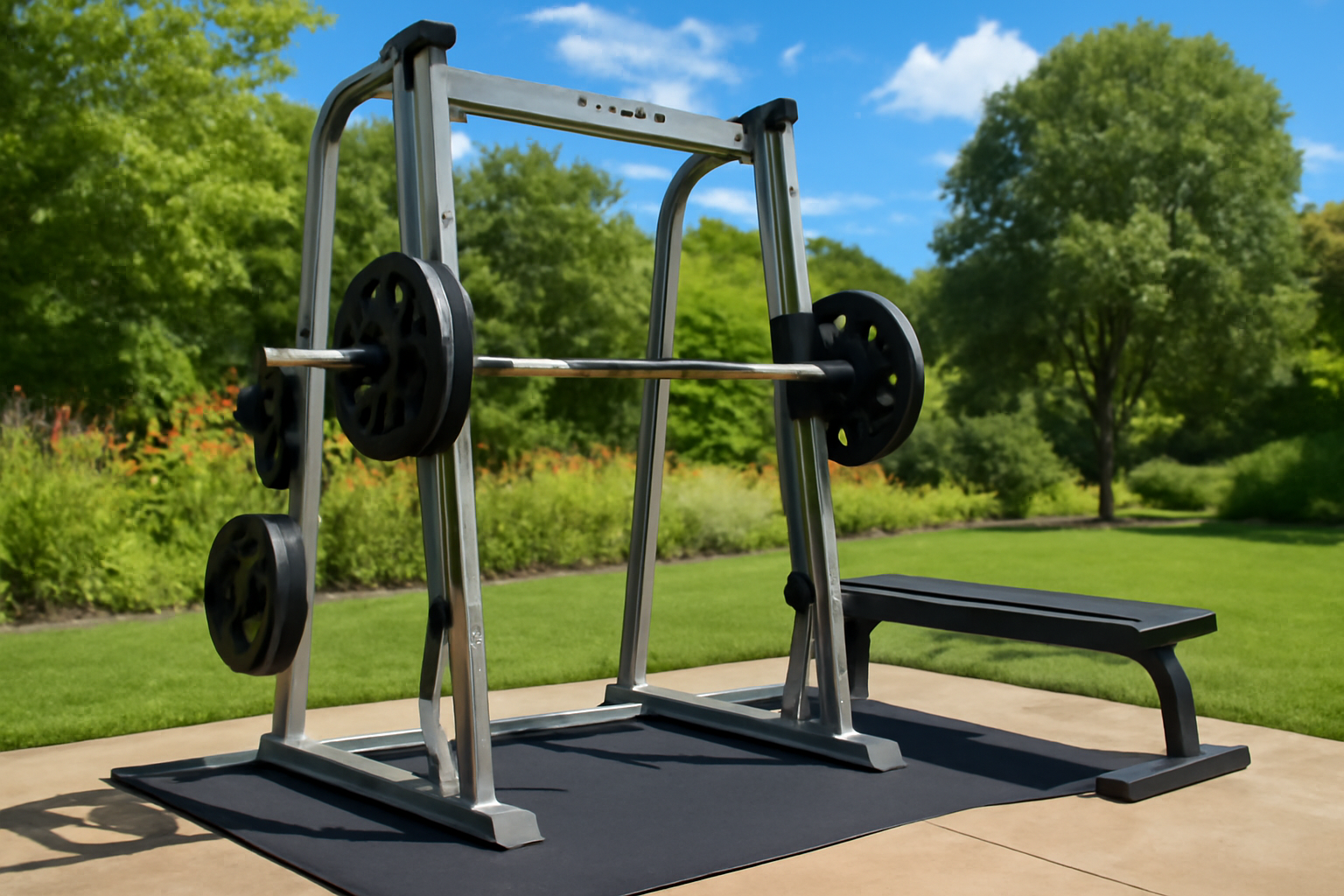 What exercises can I do with a Cybex Smith Machine?