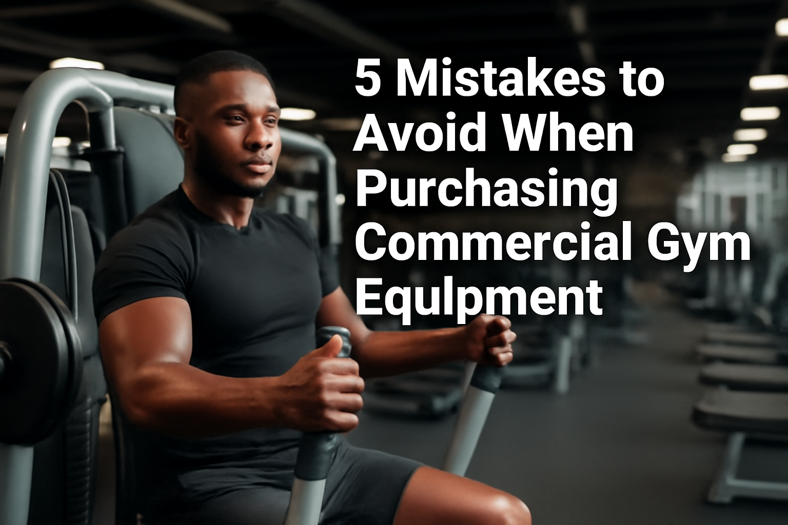 5 Mistakes to Avoid When Purchasing Commercial Gym Equipment