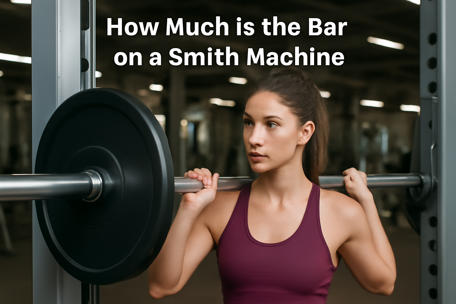 How much is the bar on a Smith machine