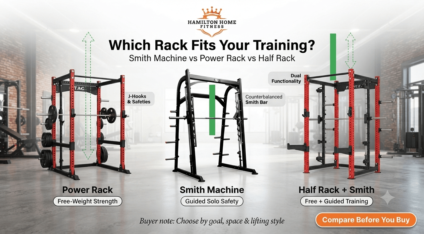 Smith Machine vs Power Rack vs Half Rack With Smith
