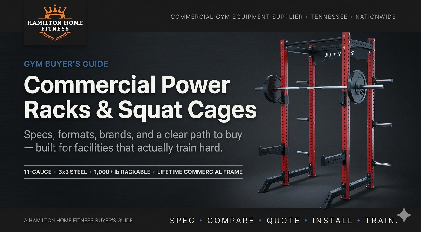Commercial Power Racks & Squat Cages: Gym Buyer's Guide