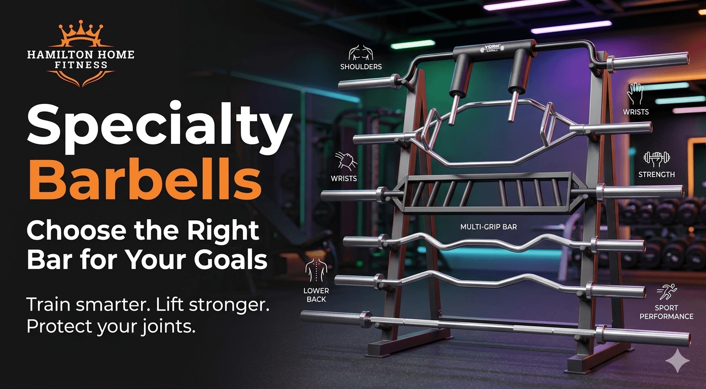 Specialty Barbells: Safety Squat, Trap, Multi-Grip, EZ