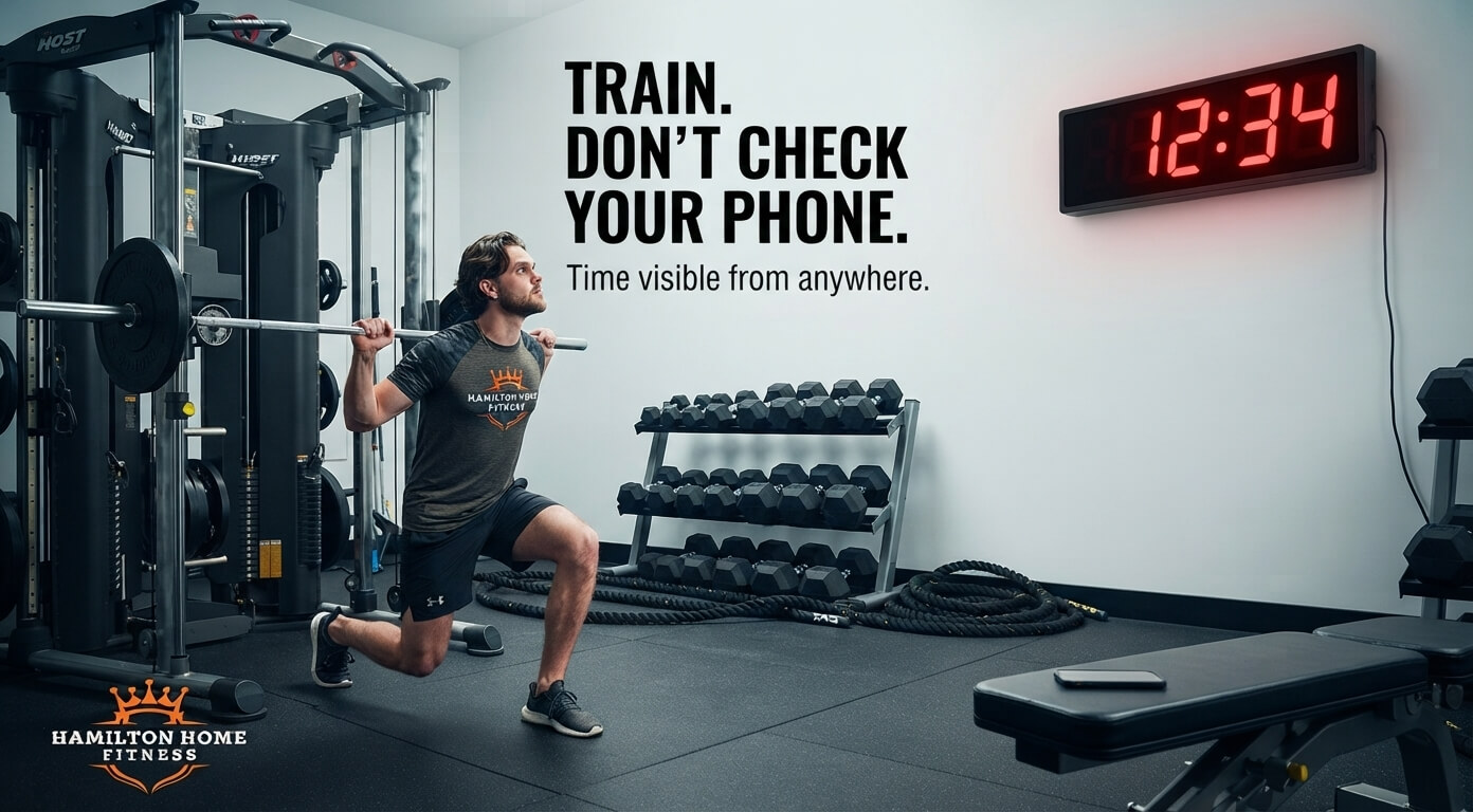 Why a Wall Gym Interval Timer Beats Using Your Phone
