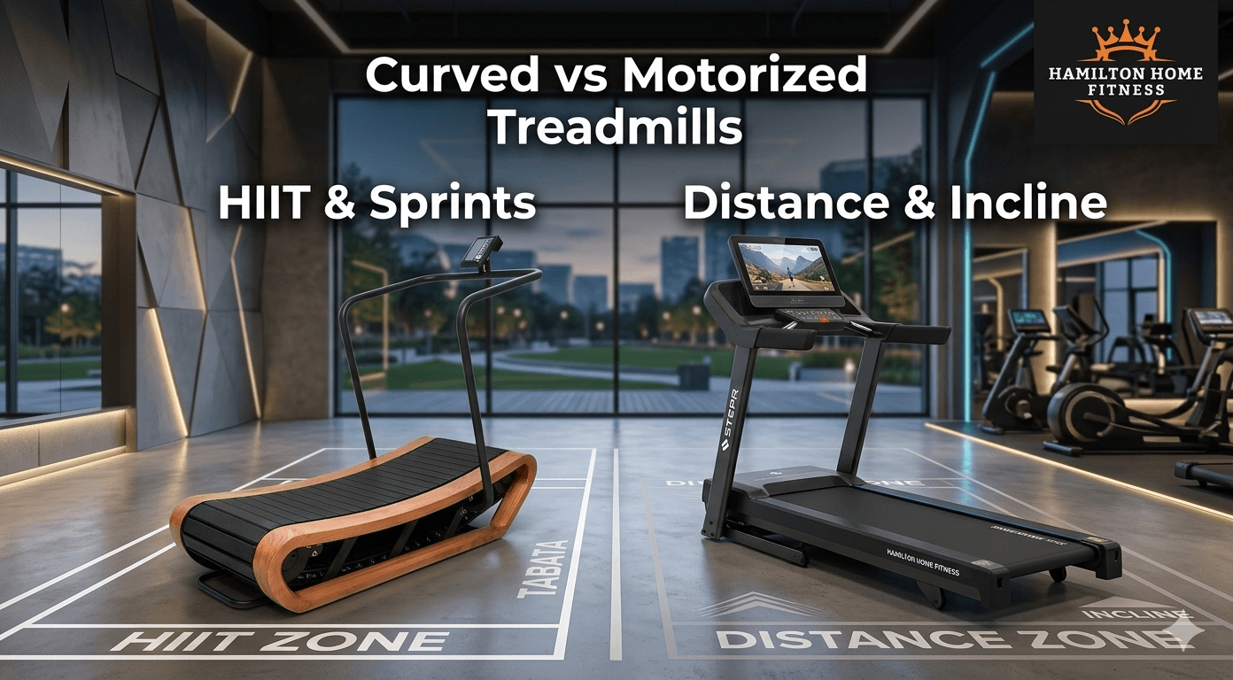 Curved Manual vs Motorized Treadmill for HIIT Training