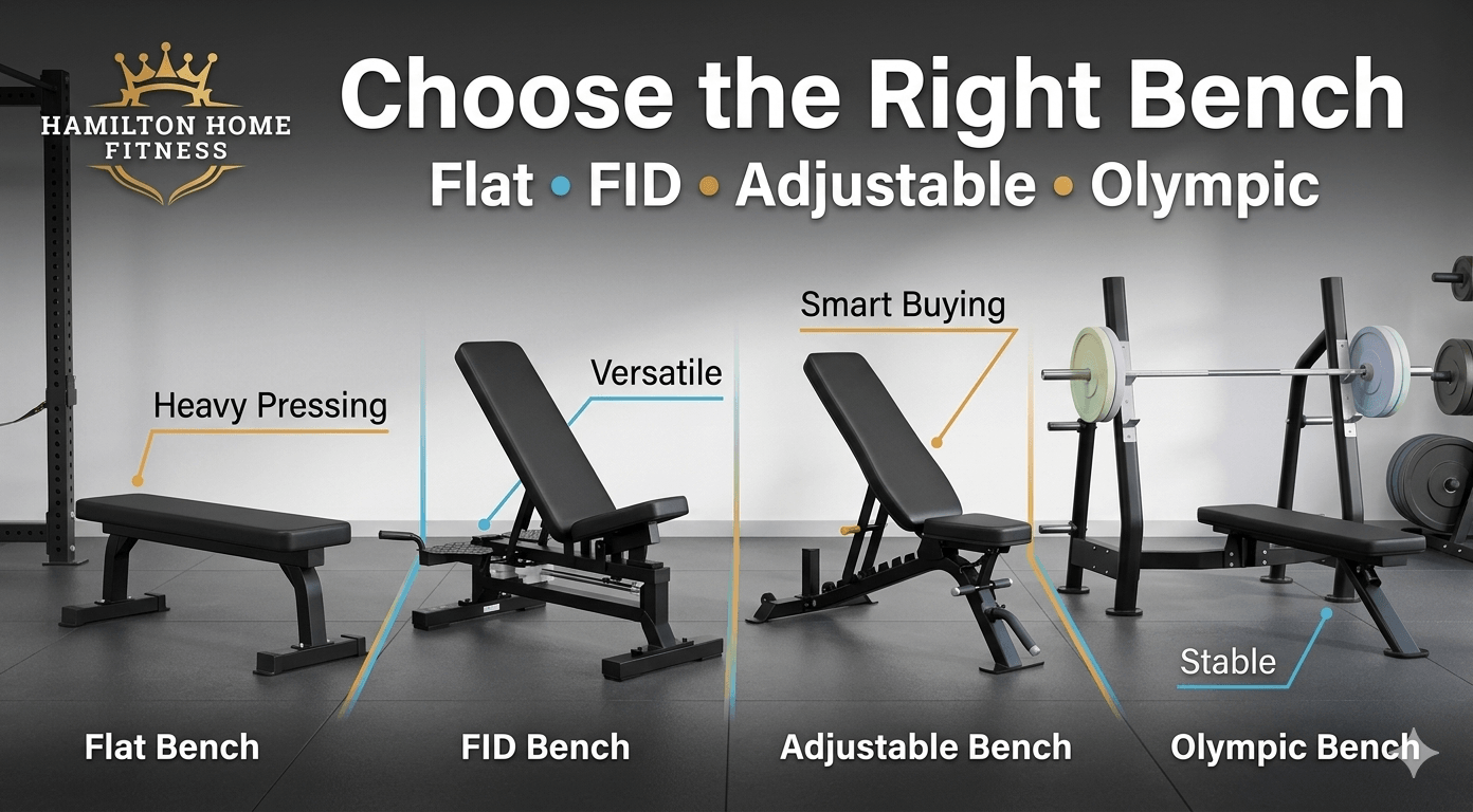 Flat vs Adjustable vs FID Bench: Choose the Right One