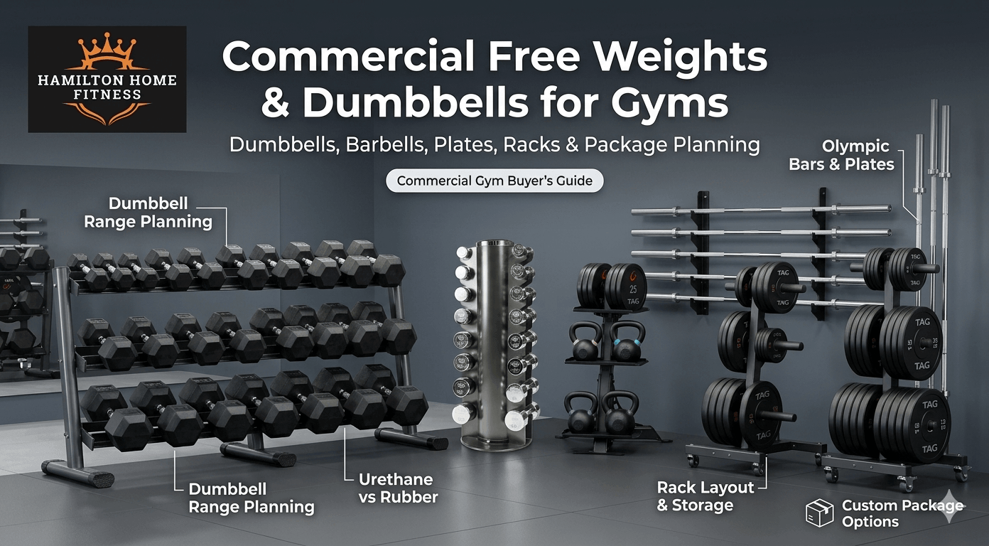 Commercial Free Weights & Dumbbells for Gyms: Buyer's Guide