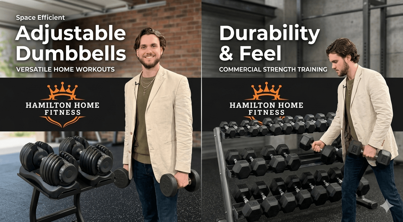 Adjustable Dumbbells vs Hex Dumbbells: Which to Buy