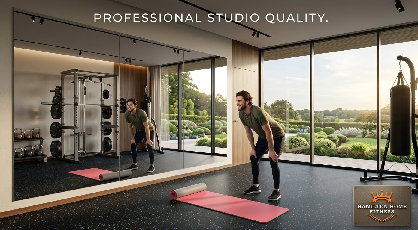 Home Gym Mirror Size: How Big and How High to Mount