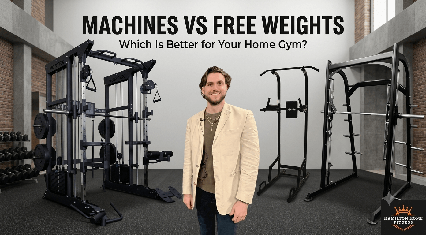 Machines vs Free Weights: Which Is Better for Home Gyms