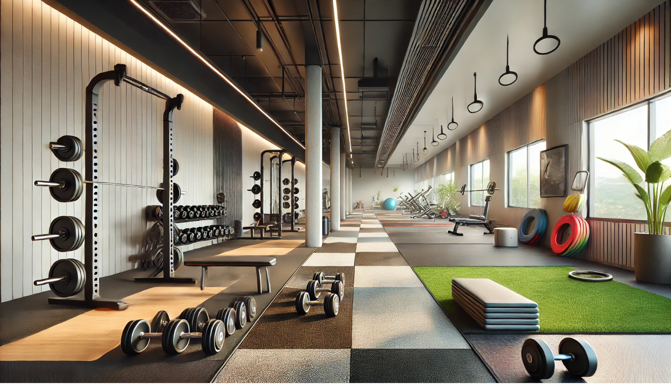 Commercial Fitness Flooring Options for Gyms
