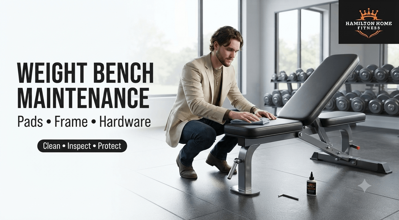 Weight Bench Maintenance: Pads, Frame & Hardware Care