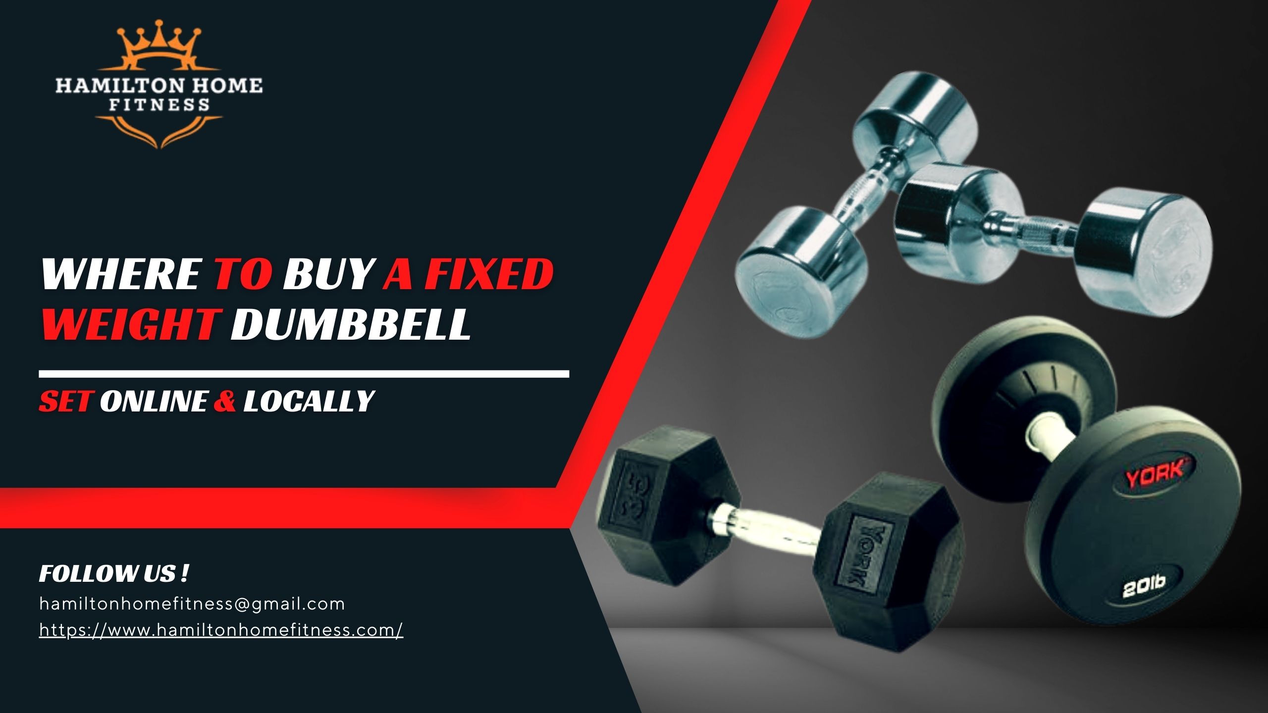 Where to buy a Fixed Weight Dumbbell Set online & locally