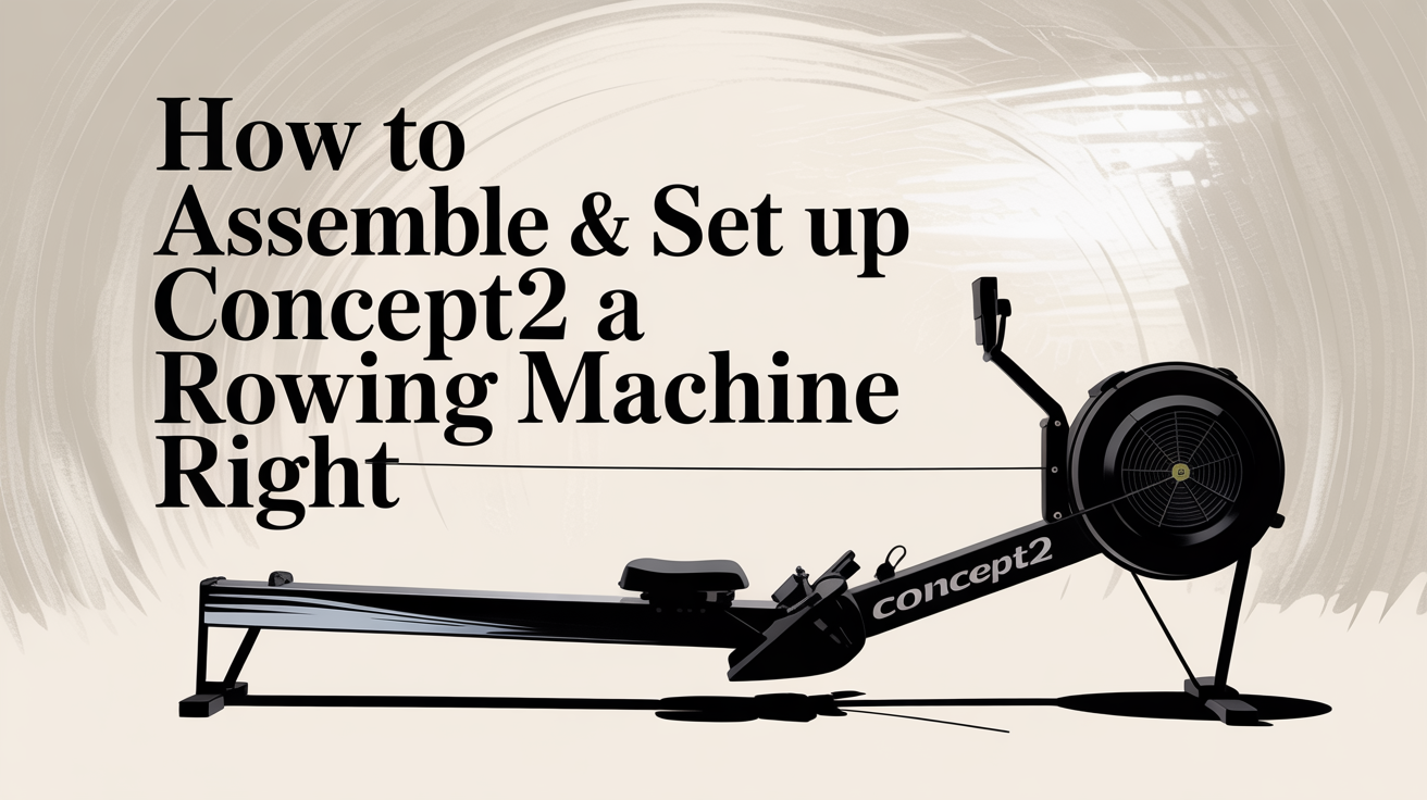 How to Assemble & Set Up a Concept2 Rowing Machine Right