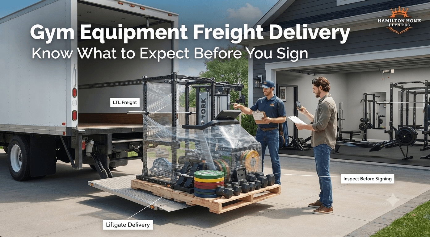Freight Shipping Gym Equipment: LTL, Liftgate, Setup