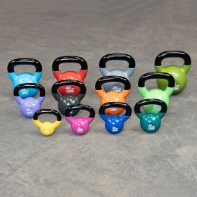 Body-Solid Tools KBV Vinyl Dipped Kettlebells Set of 12