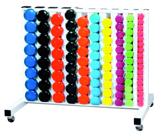 Vinyl Round Club Pack - Multi-colored - 60 Pair Set  (INCLUDES RACK - 69032)