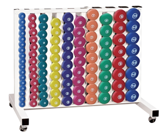 Neoprene Round Club Pack - Multi-colored     (Rack included - 69032) (4-6 WEEKS OUT)