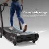 Sunny Smart Ultra Manual Curved Treadmill With 8 Levels Magnetic Resistance