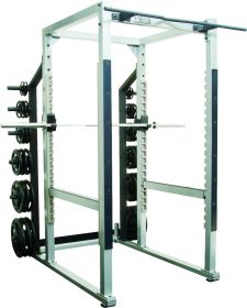 ST POWER RACK w/ HOOK PLATES - 40" WIDTH - SILVER