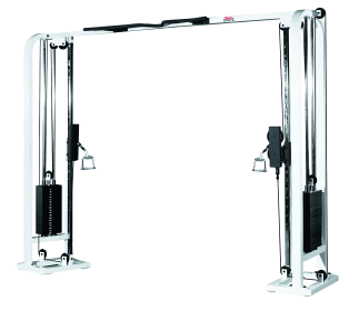 ST Cable Crossover - White                             200 lb weight stack x 2