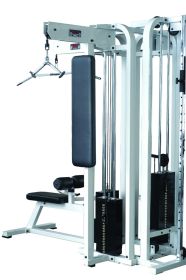 York Barbell Commercial Eight Station Functional Trainer 1800 lb Total Weight Stack