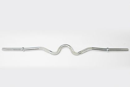 Chrome Super Curl Bar w/ Fixed Inner Collars