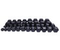 Vortex Rubber Hex Dumbbell Sets 55-100 lb