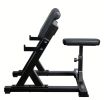 York Barbell STS Preacher Curl Machine Matte Black