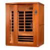 Lugano 3 Person Ultra Low EMF FAR Infrared Sauna
