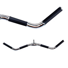 Tag Fitness 28″ Revolving Curl Bar with Urethane Grips