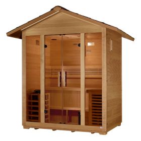 Golden Designs "Vorarlberg" 5 Person Traditional Outdoor Sauna (GDI-8105-01) Golden Designs "Vorarlberg" 5 Person Traditional Outdoor Sauna (GDI-8105-01)