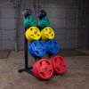 Body-Solid GWT76 High Capacity 2" Olympic Plate Rack