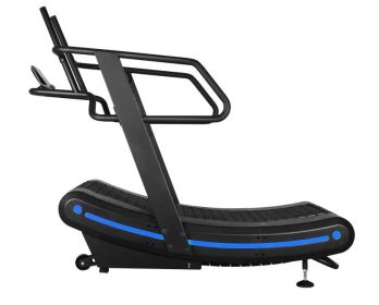 Assault Runner Curved Commercial Treadmill with Resistance Blue 1700mm×880*550mm   170/260kg
