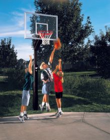 Bison All Conference QwikChange 4" Adjustable Basketball System