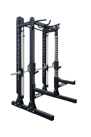 Tag Fitness SS1 Stainless Steel Half Rack w/SMITH