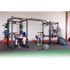 Body-Solid Pro ClubLine SPR1000SSDB Double Power Racks with Monkey Bars and Safety Straps