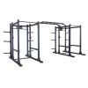 Body-Solid Pro ClubLine SPR1000DBBACK Double Power Racks with Rear Extensions and Monkey Bars