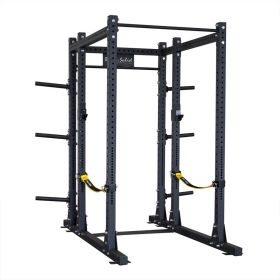 Body-Solid Pro ClubLine SPR1000SSBACK Power Rack with Rear Extension and Safety Straps