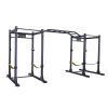 Body-Solid Pro ClubLine SPR1000SSDB Double Power Racks with Monkey Bars and Safety Straps