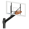 Jaypro Sports Basketball System - Titan (Powder Coated) Black - 72 in. Acrylic Backboard - Playground Breakaway Goal