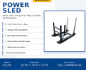 Tag Fitness Commercial Power Sled