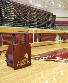 Bison Arena II Freestanding Portable Complete Volleyball System