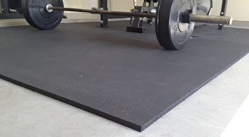 Rubber Gym Mats for Workouts 4x6 3/4" Thick