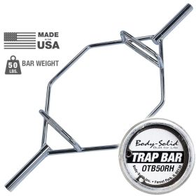 Body-Solid Tools OTB50RH 2" Olympic Trap Bar Raised Handles