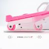 Sunny Health & Fitness Pink Under Desk Elliptical Machine - P2030