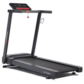 Sunny Health & Fitness Slim Interactive Auto Incline Smart Foldable Treadmill SF-T722022