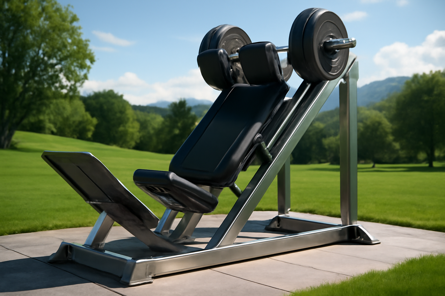 commercial hack squat machine