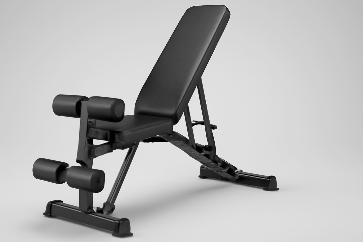 Weight bench with leg extension Weight bench with leg extension